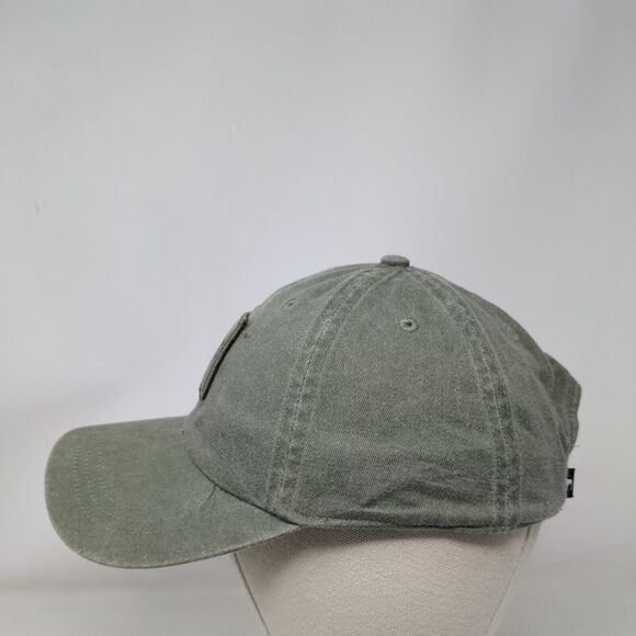 PINK Victoria's Secret Slideback Hat Green One Size Adjustable 6 Panel Cotton - Picture 3 of 9